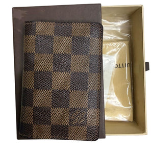 Louis Vuitton Pocket Organizer in the iconic Damier Ebene coated canvas SG