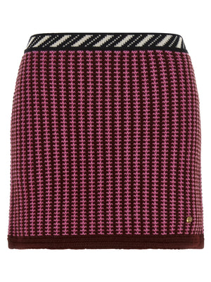 Versace Crochet Knit Skirt