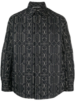 Palm Angels Monogram quilted overshirt