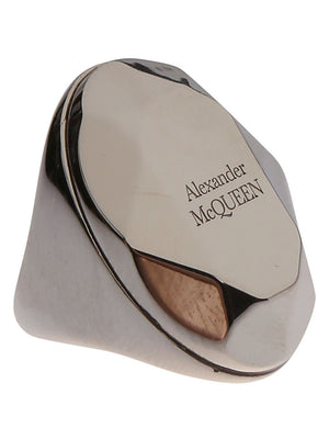 Alexander McQueen Alexander McQueen The Faceted Stone Ring