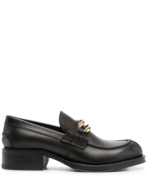 Lanvin Black Medley Leather Loafers