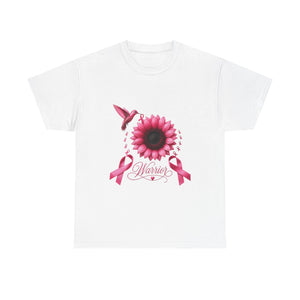 Breast Cancer Awareness 'Warrior' Tee — Pink Ribbon Sunflower T-Shirt