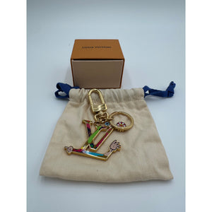 Louis Vuitton LV x TM Iconic Superflat Bag Charm Key Holder,