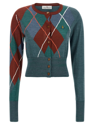 Vivienne Westwood Argyle Cropped Cardigan