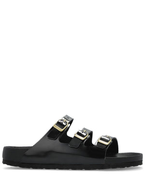 Birkenstock Florida Fresh Natural Leather Patent Sandals
