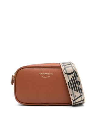 Emporio Armani Emporio Armani logo-debossed leather camera bag