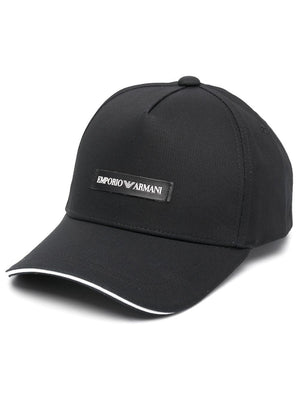 Emporio Armani Emporio Armani Canvas Baseball Cap With Emporio Armani Patch