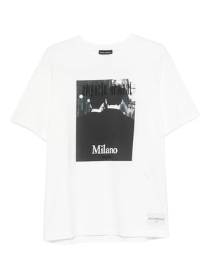 Emporio Armani Emporio Armani Printed cotton t-shirt