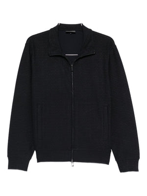 Emporio Armani Emporio Armani Cotton blend zipped sweatshirt