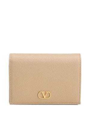Valentino Garavani Valentino Garavani-VLogo Signature Grainy Calfskin Wallet