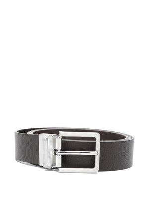 EMPORIO ARMANI EXCLUSIVE Emporio Armani Exclusive Reversible Leather Belt