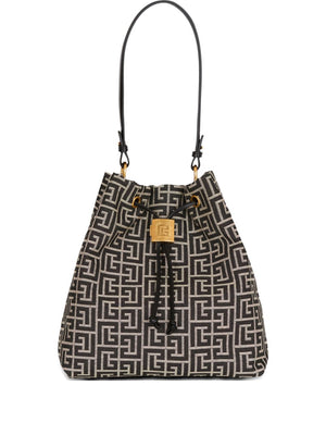 Balmain Balmain Pulse Monogram Jacquard Backpack