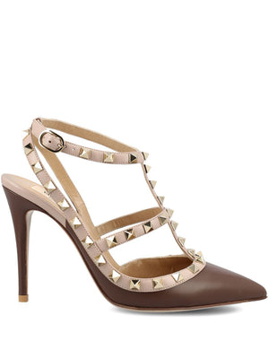 Valentino Garavani Patent Rockstud Caged Pump 100Mm