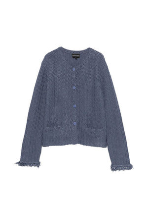 Emporio Armani Cotton blend blazer jacket