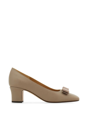 Ferragamo Vara Bow Leather Pumps