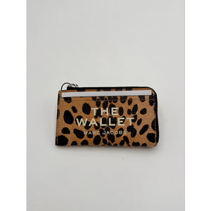 Marc Jacobs The Cheetah Leather Top Zip Multi Wallet