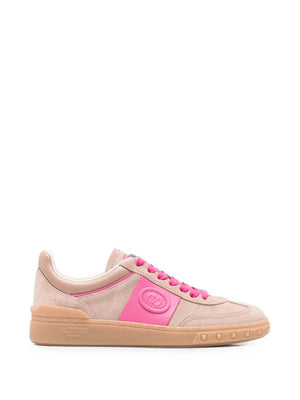 Valentino Garavani Beige and Pink Sneakers
