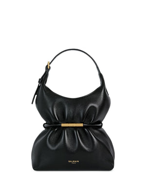 Balmain Draped Drawstring Bag