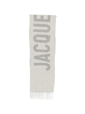 Jacquemus Logo Wool Scarf
