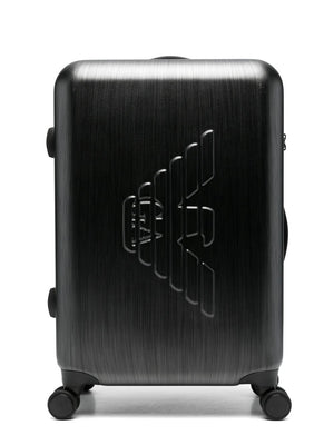 Emporio Armani Eagle Logo Medium Trolley