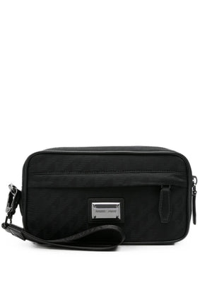 Emporio Armani Eagle All Over Nylon Beauty Case