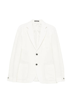 Emporio Armani Linen Single-Breasted Jacket