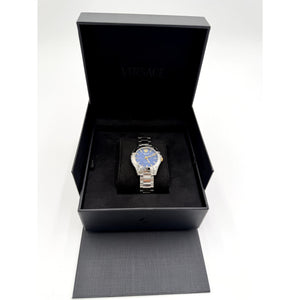 Versace Watch Greca Classic Auto
35MM - SS Case with IP2N Crown - Blue Dial - SS Band 35MM