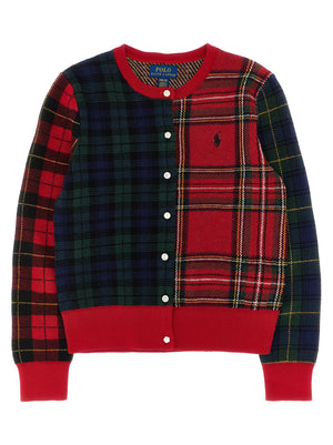 Polo Ralph Lauren Scottish Cardigan And Top Set