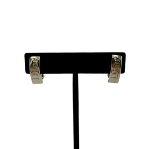 Christian Dior Vintage Logo Clip-On Earrings