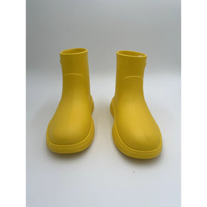Prada Mellow Rubber Ankle Rain Boots in Sunny Yellow #19 Size 37/7