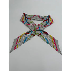Hermes "Harnais Légendaire" Twilly Scarf
