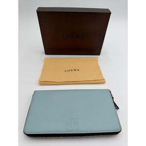 Loewe Textured Leather Zip-Around Long Wallet