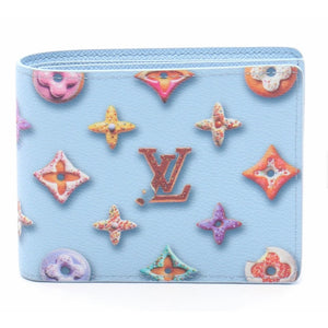 Louis Vuitton Portefeuil Slender Monogram Donuts Blueberry Bi-fold wallet