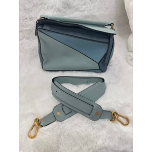 Loewe Puzzle Bag in Classic Calfskin – Blue