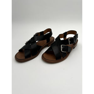 Church's Rhonda cross-strap black leather sandals #5 Size 37/7