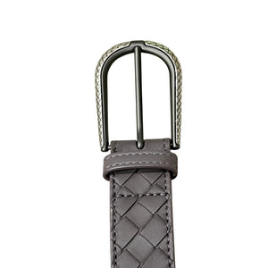 Bottega Veneta Intrecciato Leather Belt Sz. 30in.