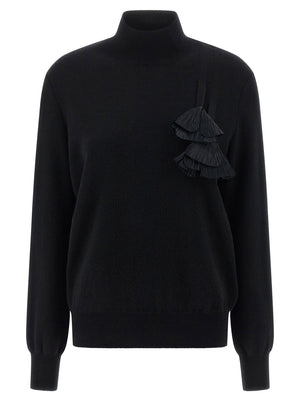 Ferragamo Floral Insert Sweater