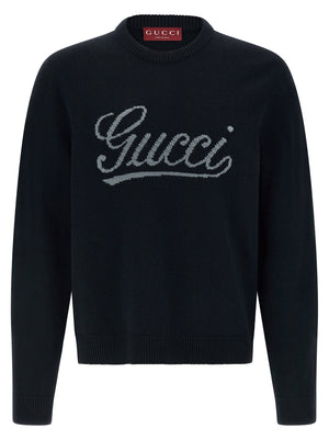 Gucci Logo Intarsia Sweater