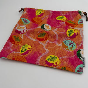 LOEWE x Paula's Ibiza Bottle Cap Print Drawstring Pouch