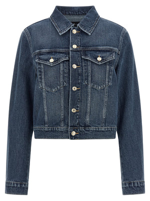 7 For All Mankind Darted Shrunken Jacket