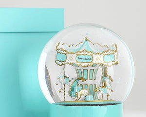 Tiffany & Co. Carousel Musical Snow Globe