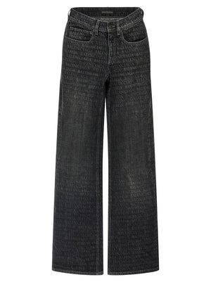 Balenciaga Wide Leg Jeans