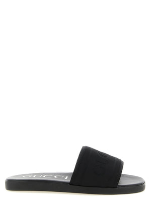Gucci Gucci Jacquard Logo Slides