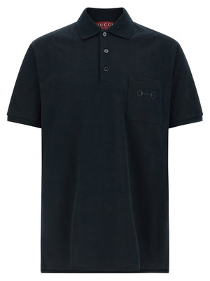 Gucci Morsetto Embroidery Polo Shirt