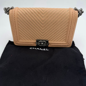 Chanel Chevron Boy Flap Bag