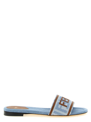 Fendi Fendi Denim Sandals