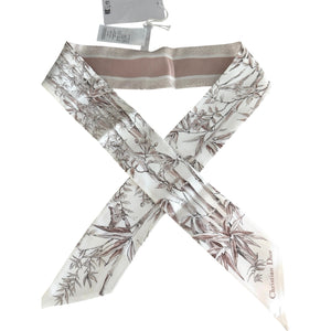 Christian Dior Toile de Jouy Sauge Mitzah Scarf