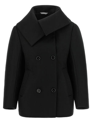Balenciaga Asymmetrical Neck Caban