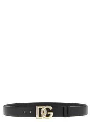 Dolce & Gabbana Dolce & Gabbana Reversible ‘dg’ Cross Belt