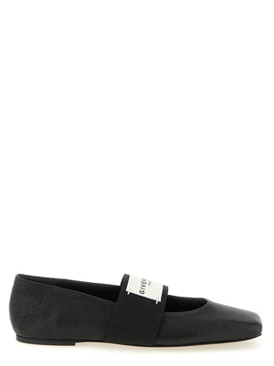 Givenchy Givenchy Sliced Square Ballet Flats